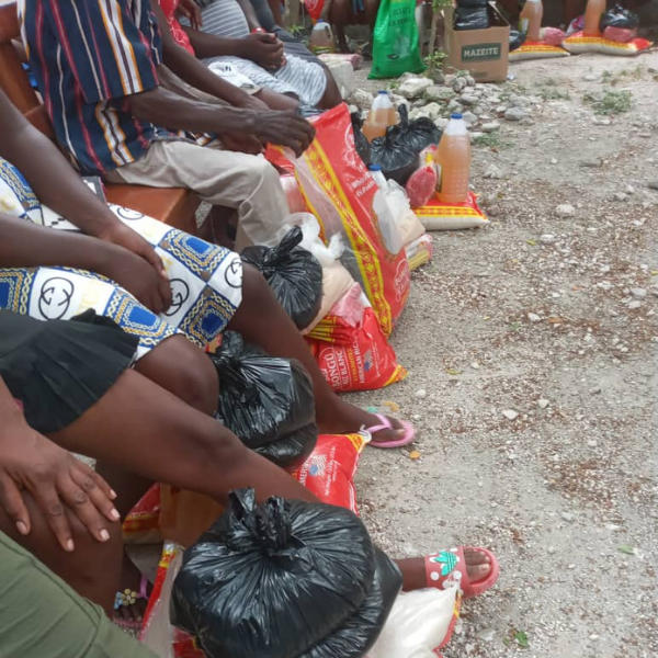 aid distributed in Haiti