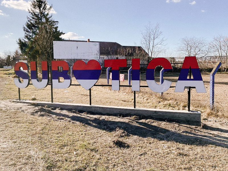 Subotica sign